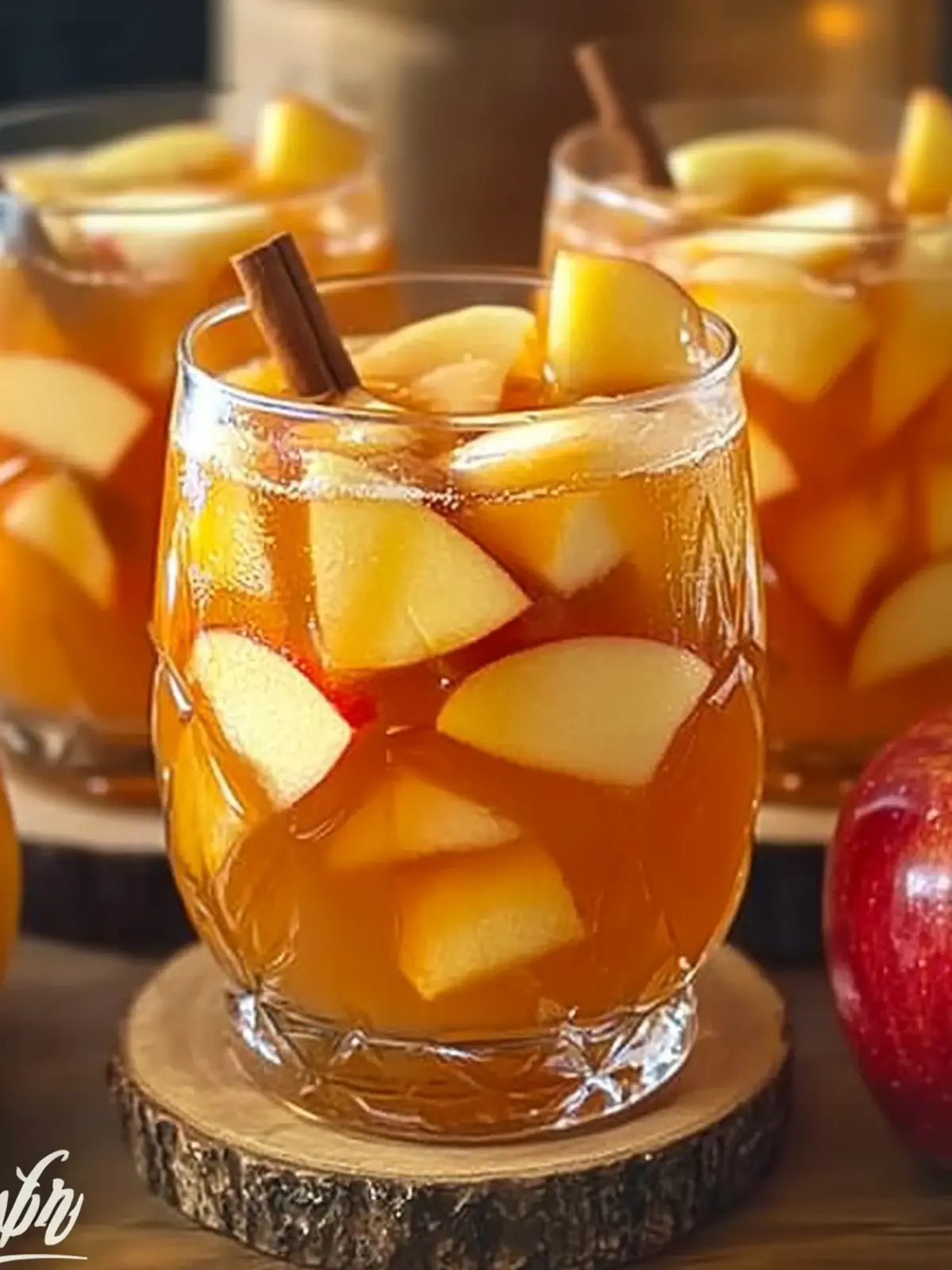 Caramel Apple Pie Punch Mocktail