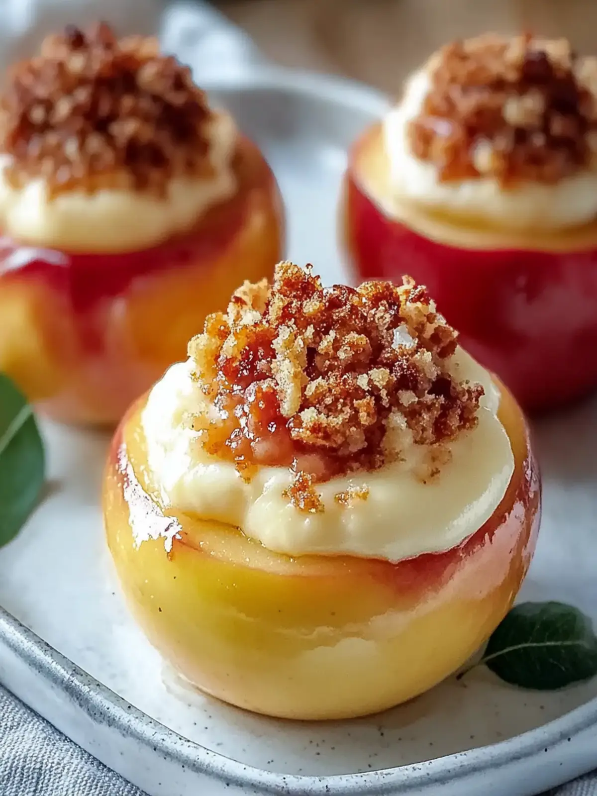 Delicious Cheesecake Stuffed Baked Apples for Cozy Nights 4 Cheesecake Stuffed Baked Apples