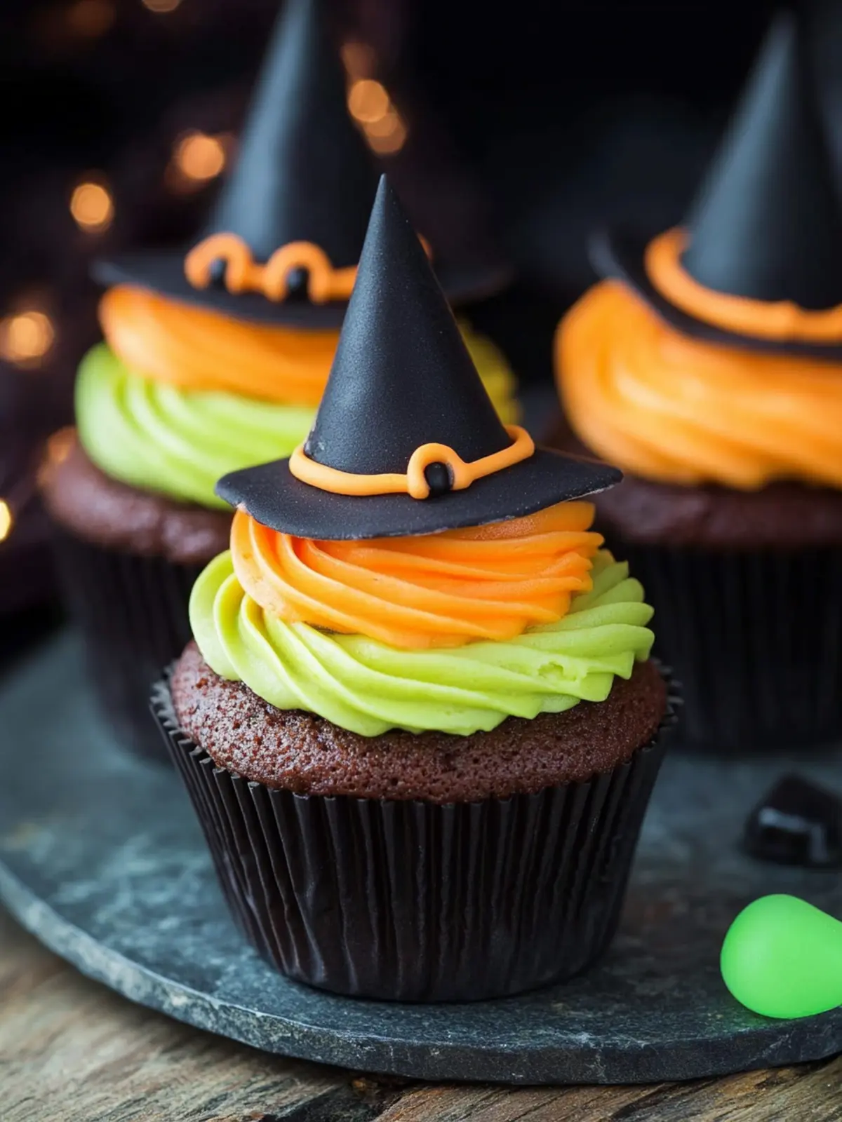 Enchanting Witch Hat Cupcakes to Sweeten Your Halloween 3 Witch Hat Cupcakes