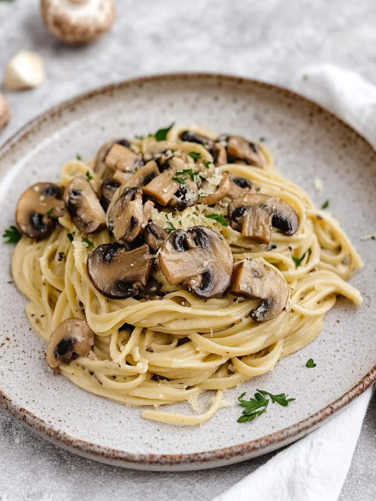Creamy Vegan Mushroom Pasta: Your New Comfort Food Favorite 2 Creamy Vegan Mushroom Pasta