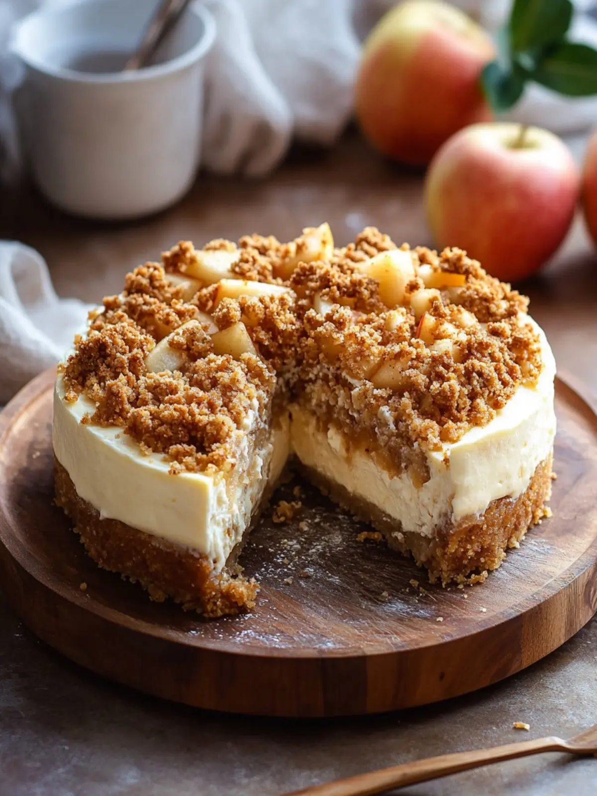 Apple Crumble Cheesecake: Your Cozy Fall Dessert Awaits 5 Apple Crumble Cheesecake