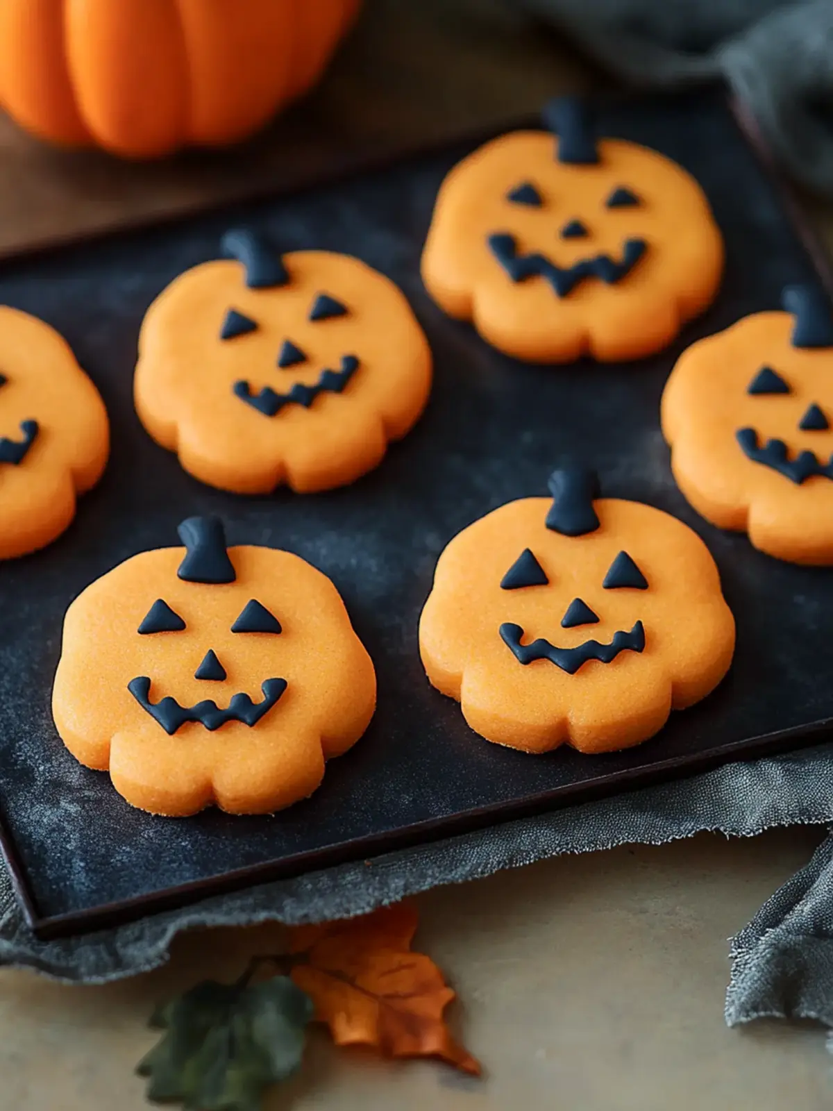 Irresistible Orange Halloween Pumpkin Cookies for Spooky Fun 4 Orange Halloween Pumpkin Cookies