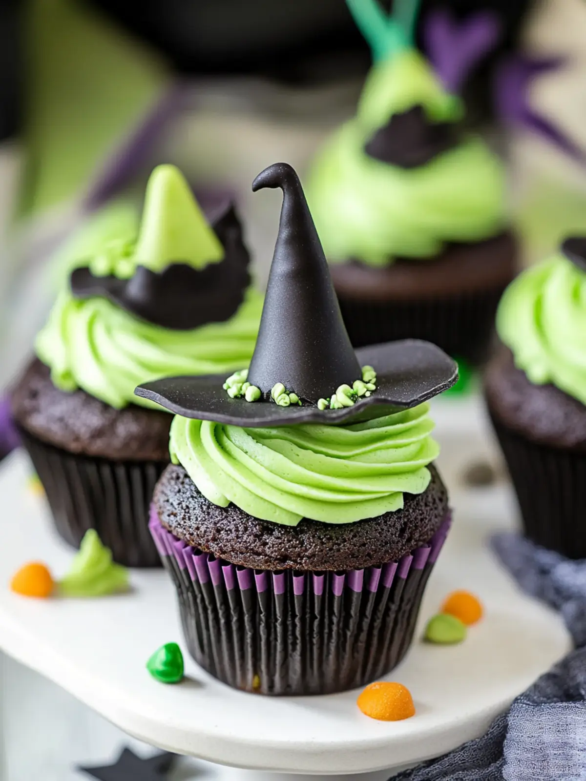 Wicked Witch Cupcakes: Fun and Easy Spooktacular Treats 5 Wicked Witch Cupcakes