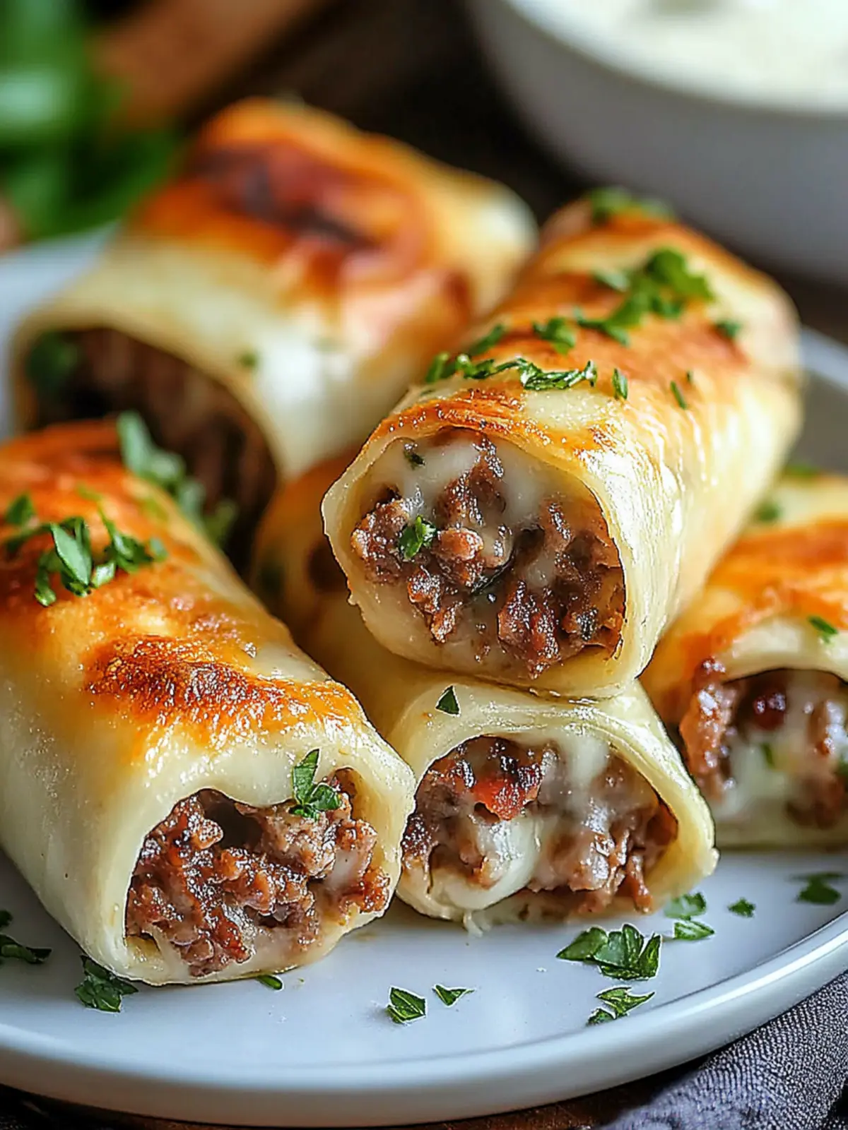 Keto Philly Cheesesteak Roll Ups