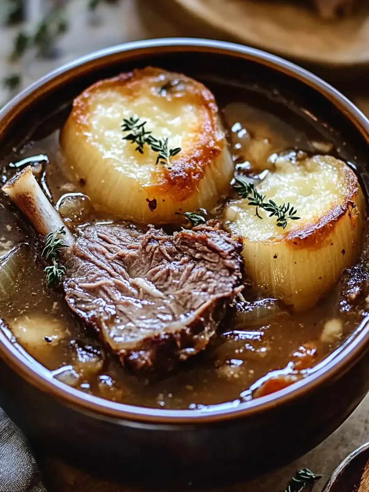 Savory French Onion Beef Short Rib Soup for Cozy Nights 5 French Onion Beef Short Rib Soup