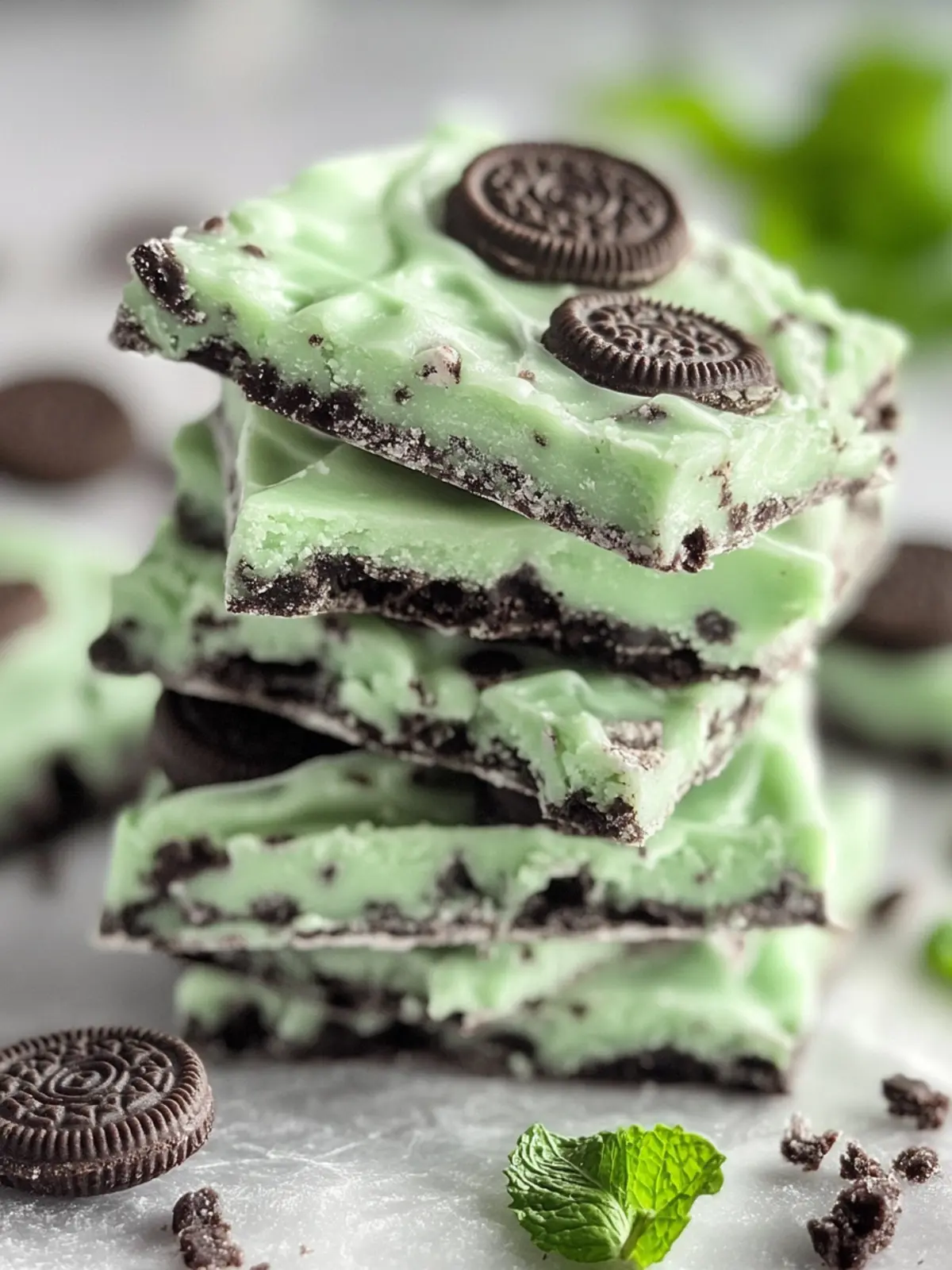 Mint Oreo Bark: The Ultimate 4-Ingredient No-Bake Treat 4 Mint Oreo Bark