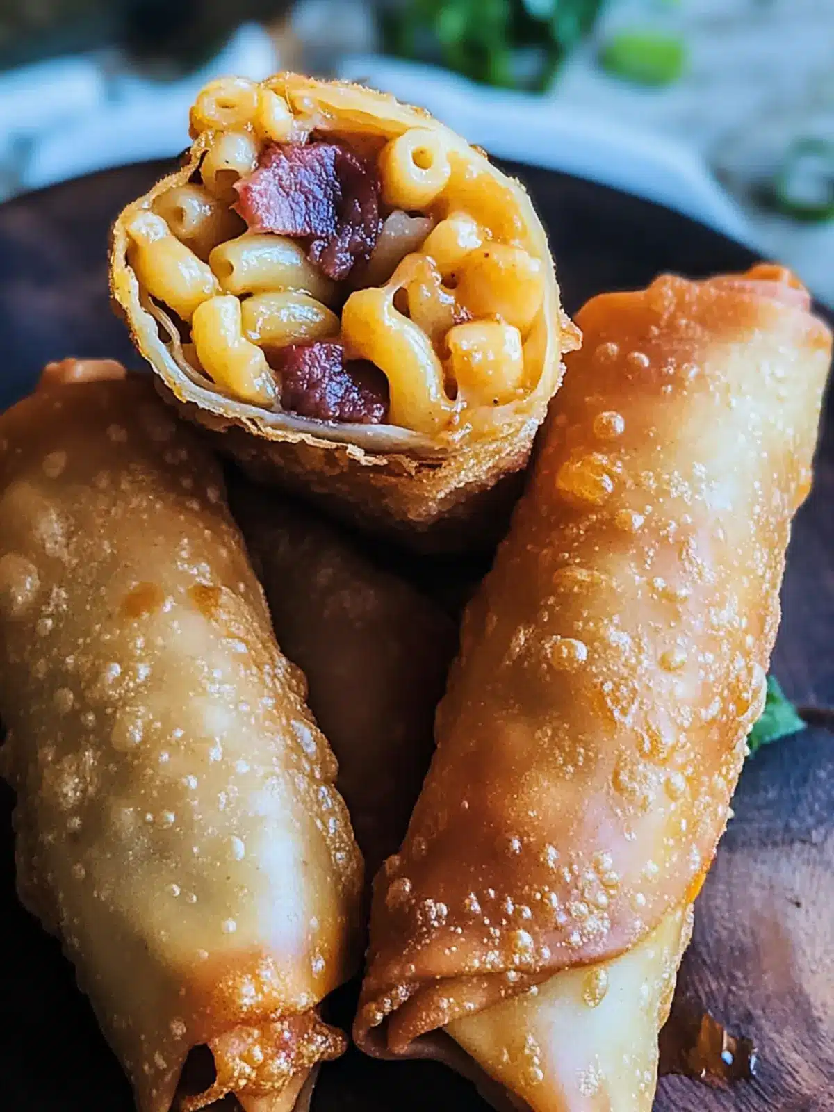 Brisket Mac and Cheese Egg Rolls That Are Irresistibly Crispy 4 Brisket Mac and Cheese Egg Rolls