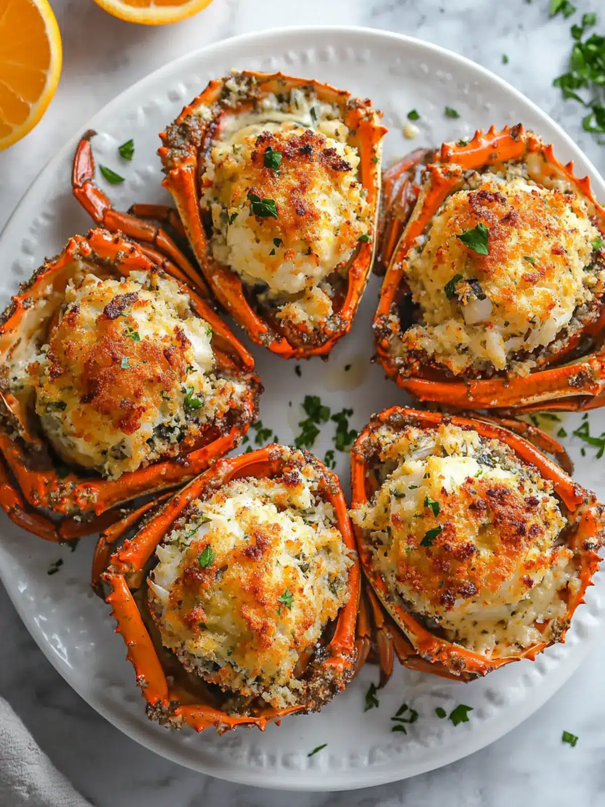 New Orleans Seafood Stuffed Crabs Recipe – A Coastal Delight 3 New Orleans Seafood Stuffed Crabs Recipe