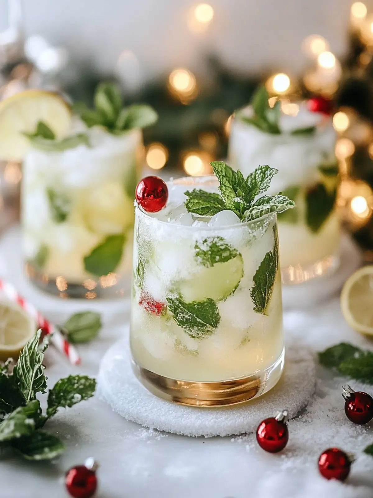 Delicious White Christmas Mojitos to Brighten Your Holidays 2 White Christmas Mojitos