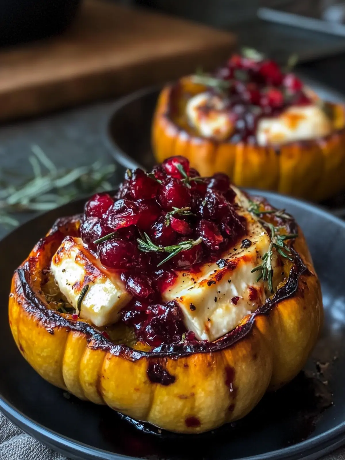 Savory Acorn Squash Recipe with Brie & Cranberry Delight 5 Savory Acorn Squash Recipe with Brie & Cranberry