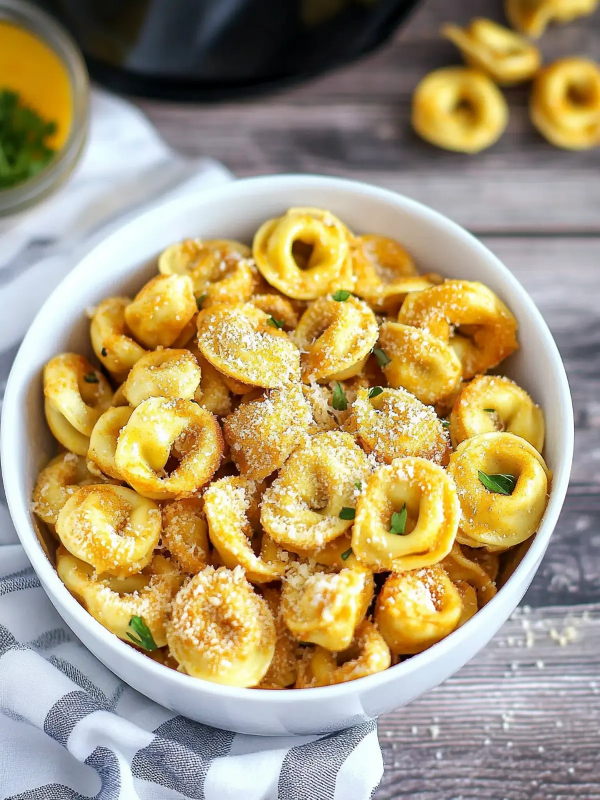 Cheesy and Crispy Air Fryer Tortellini: Snack Attack Delight! 5 Cheesy And Crispy Air Fryer Tortellini
