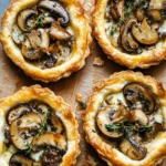 Mushroom, Shallot and Herbed Goat Cheese Tarts Made Easy 10 Mushroom, Shallot and Herbed Goat Cheese Tarts