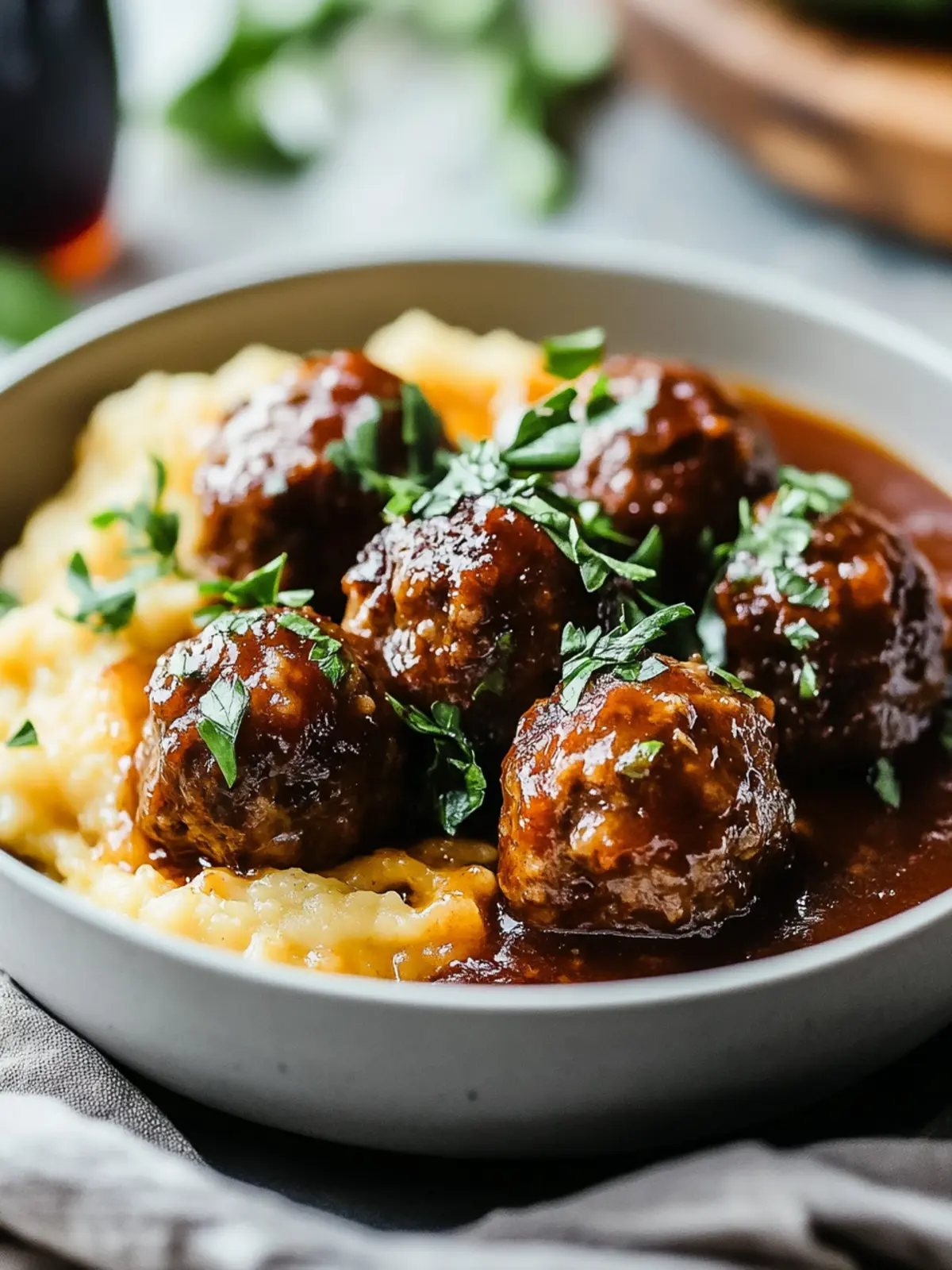 Savory Red Wine Braised Meatballs for Cozy Family Nights 4 Red Wine Braised Meatballs