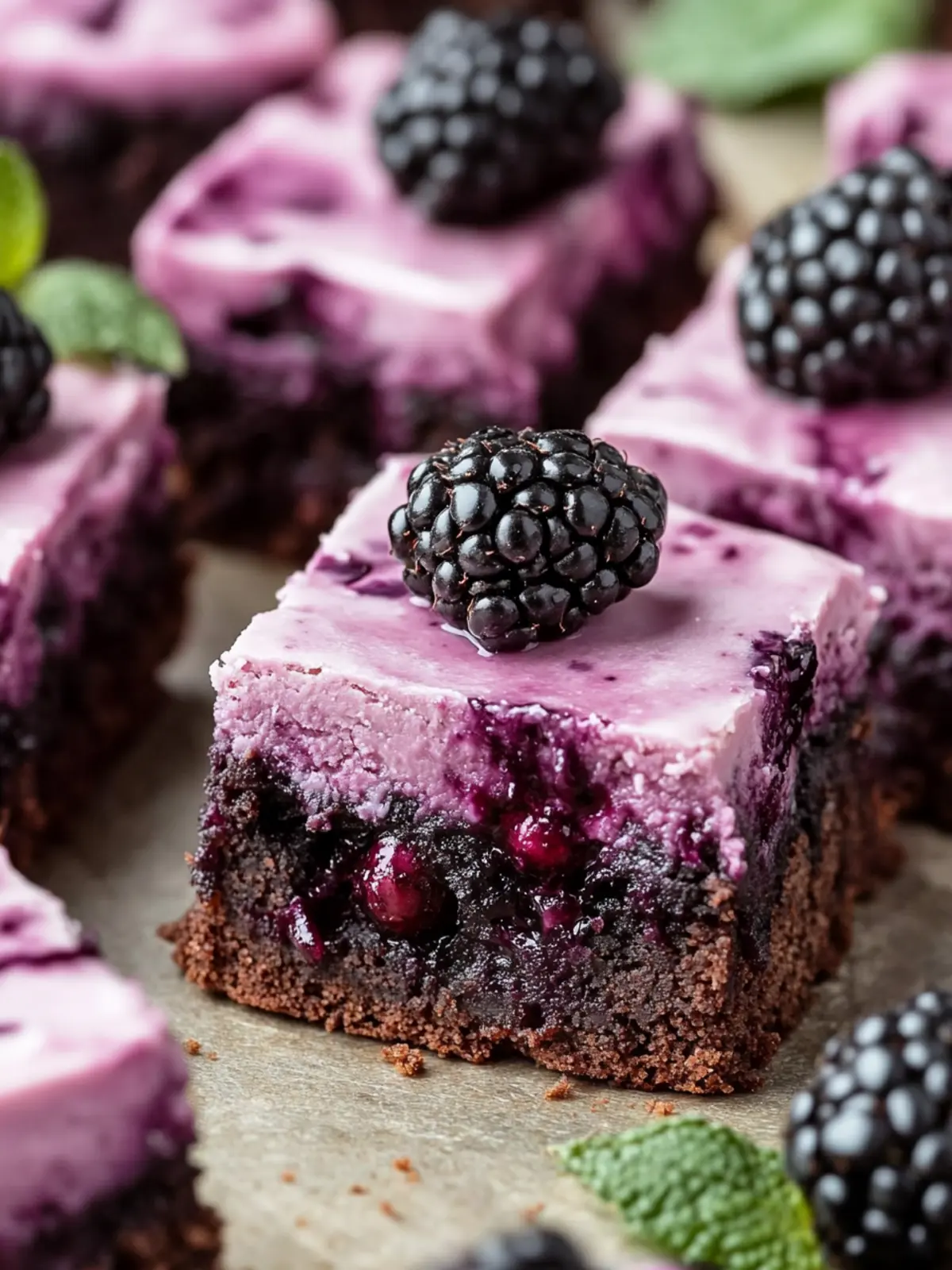 Decadent Blackberry Cream Cheese Brownies You’ll Love 5 Blackberry Cream Cheese Brownies