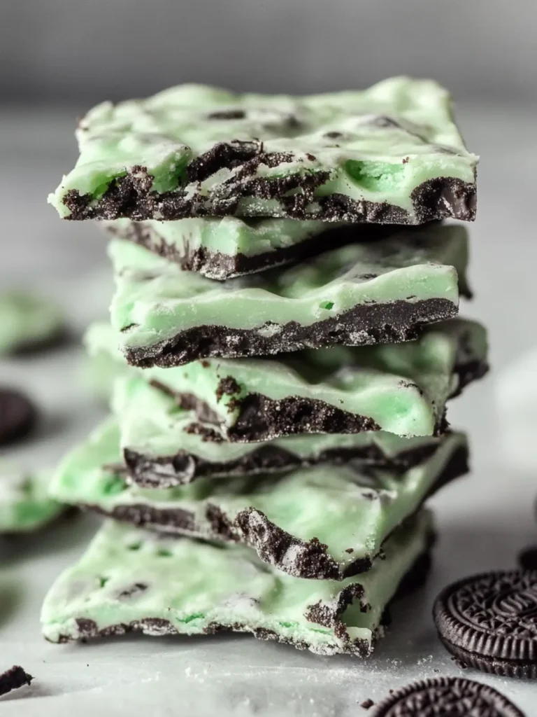 Mint Oreo Bark
