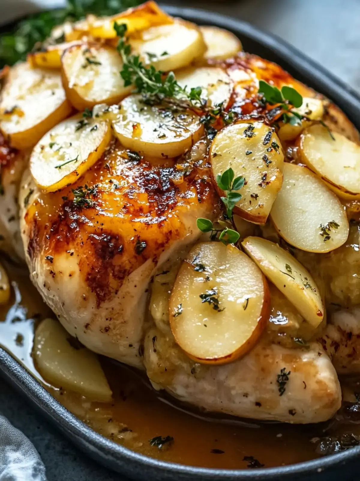 Apple and Brie Stuffed Chicken