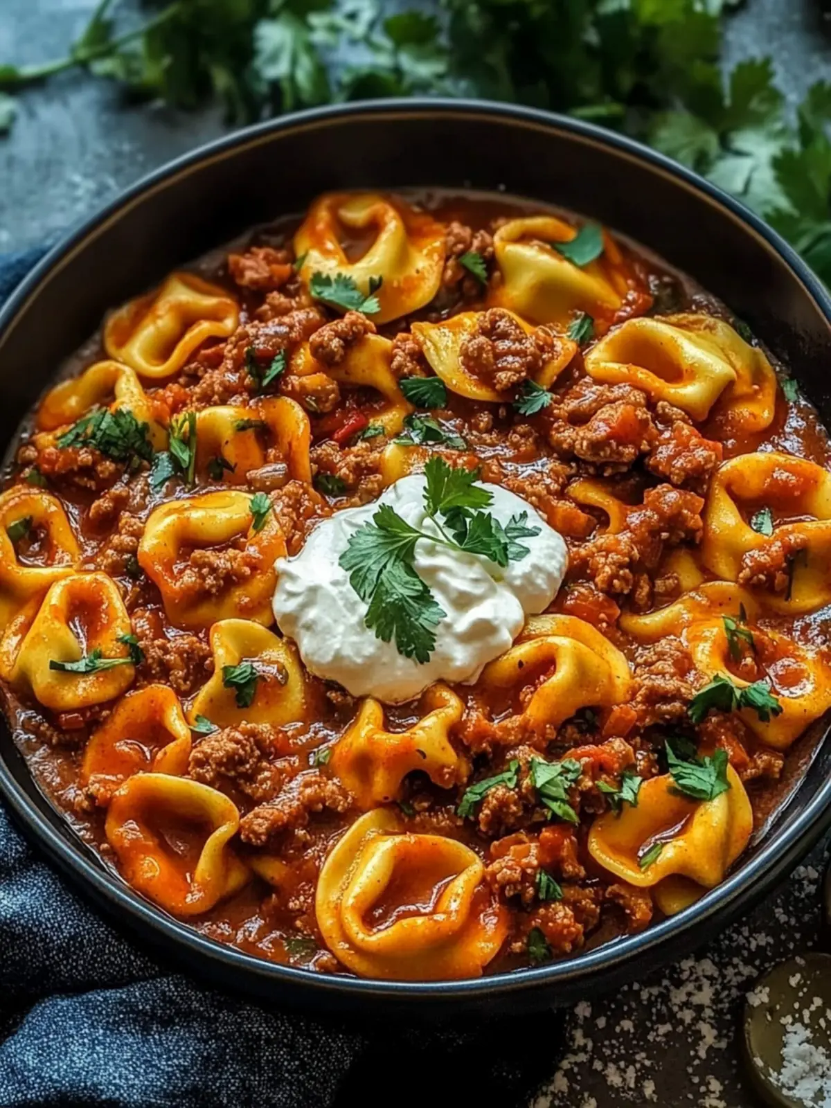 Beef Enchilada Tortellini