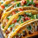Oven-Baked Cheesy Tacos (Crispy & Loaded) for Easy Weeknights 6 Oven-Baked Cheesy Tacos (Crispy & Loaded)