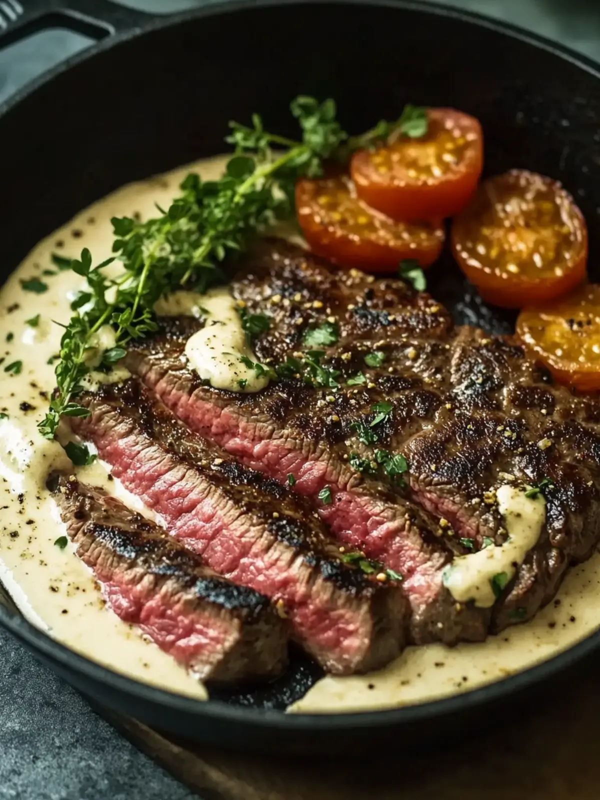 Cast Iron Bavette Steak