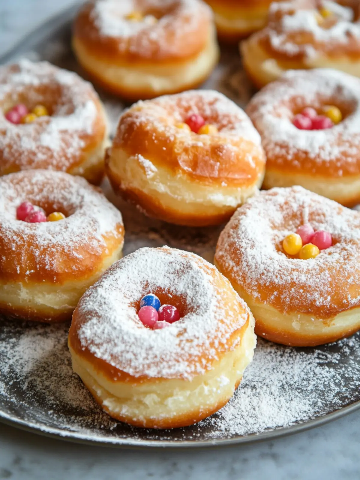 Sweet Hanukkah Jelly Donuts