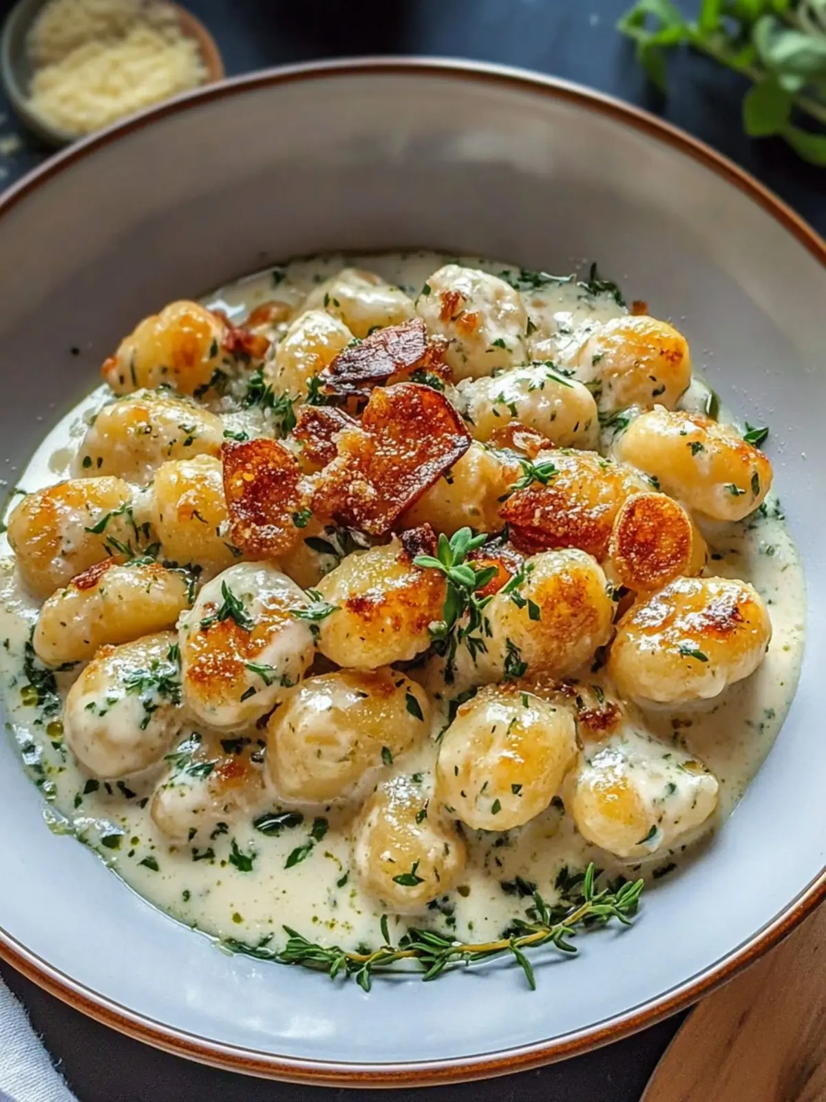Millionaire Gnocchi Creamy Sauce