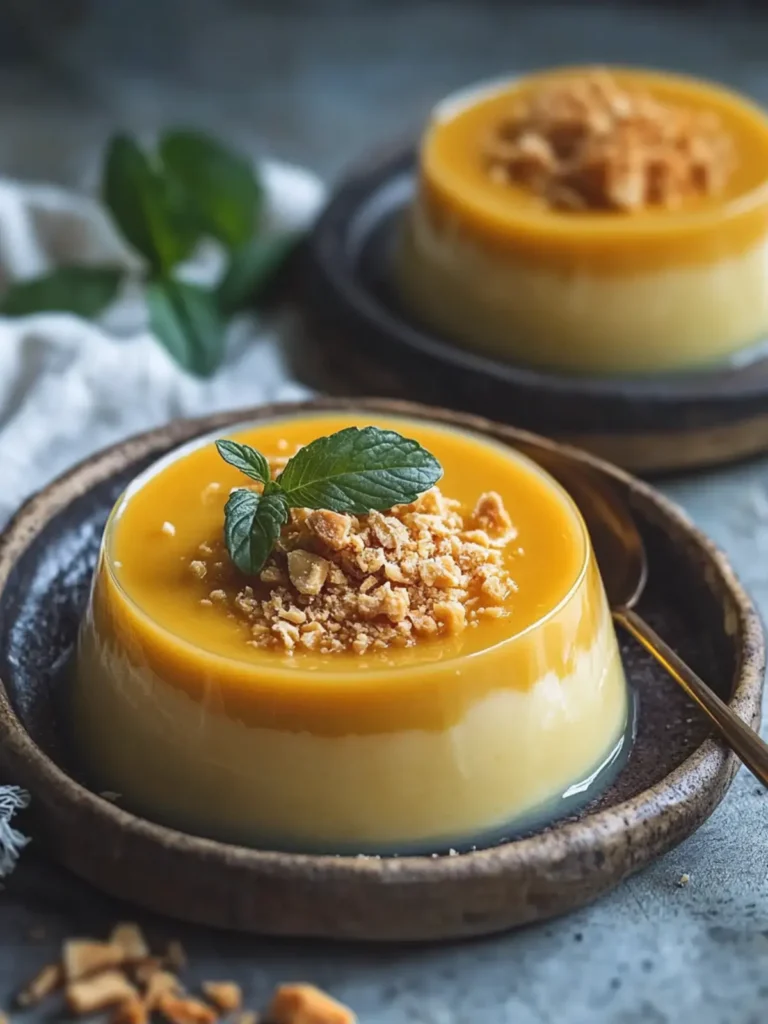 Creamy Thai Pumpkin Custard Bliss: A Velvet Delight Awaits