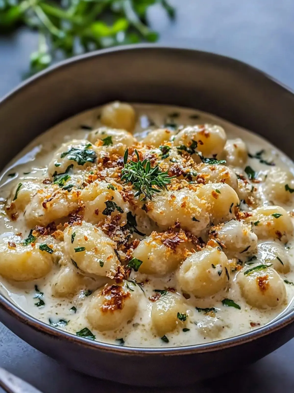 Millionaire Gnocchi Creamy Sauce