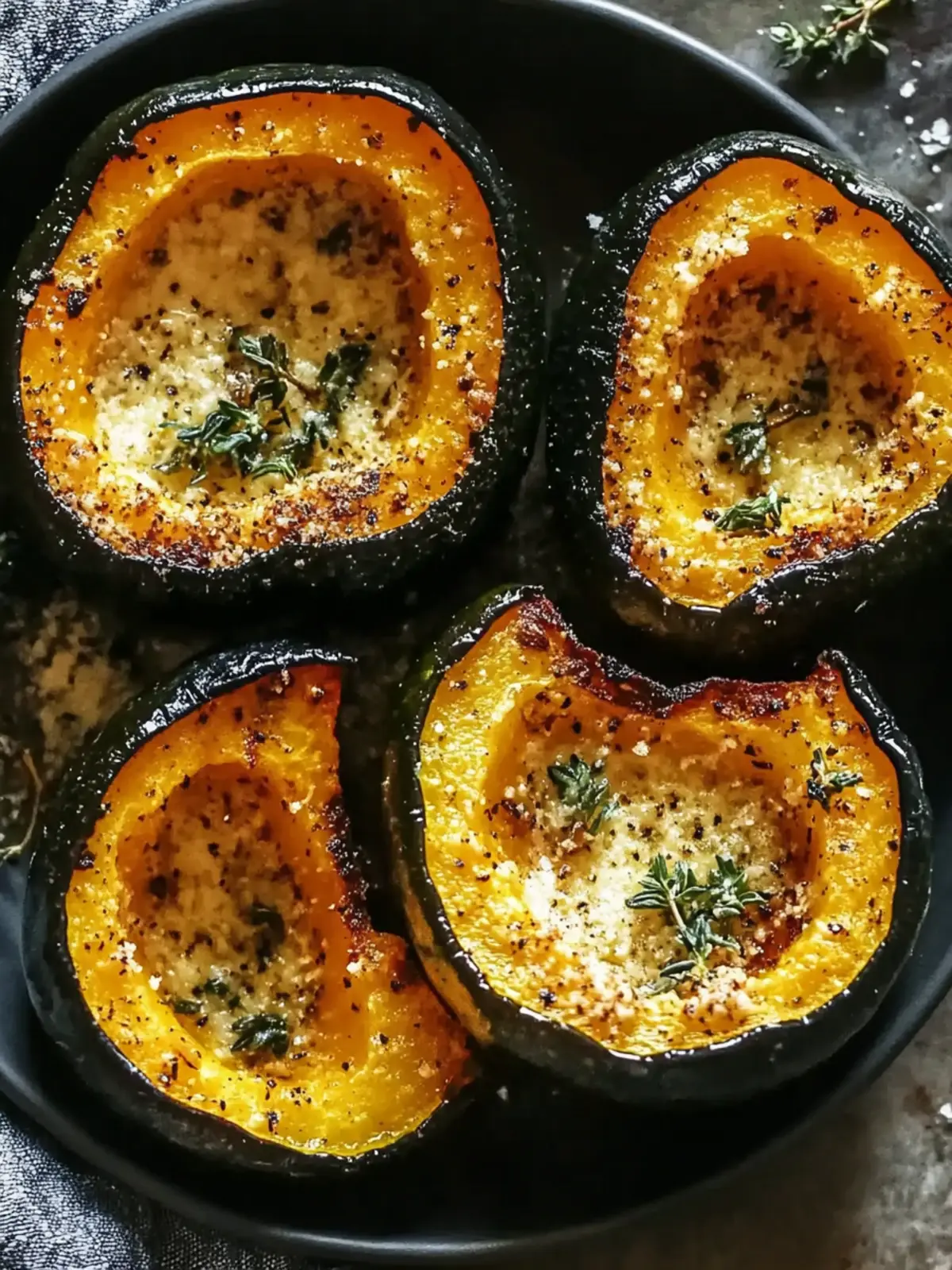 Savor the Season with Parmesan Herb Roasted Acorn Squash 5 Parmesan Herb Roasted Acorn Squash