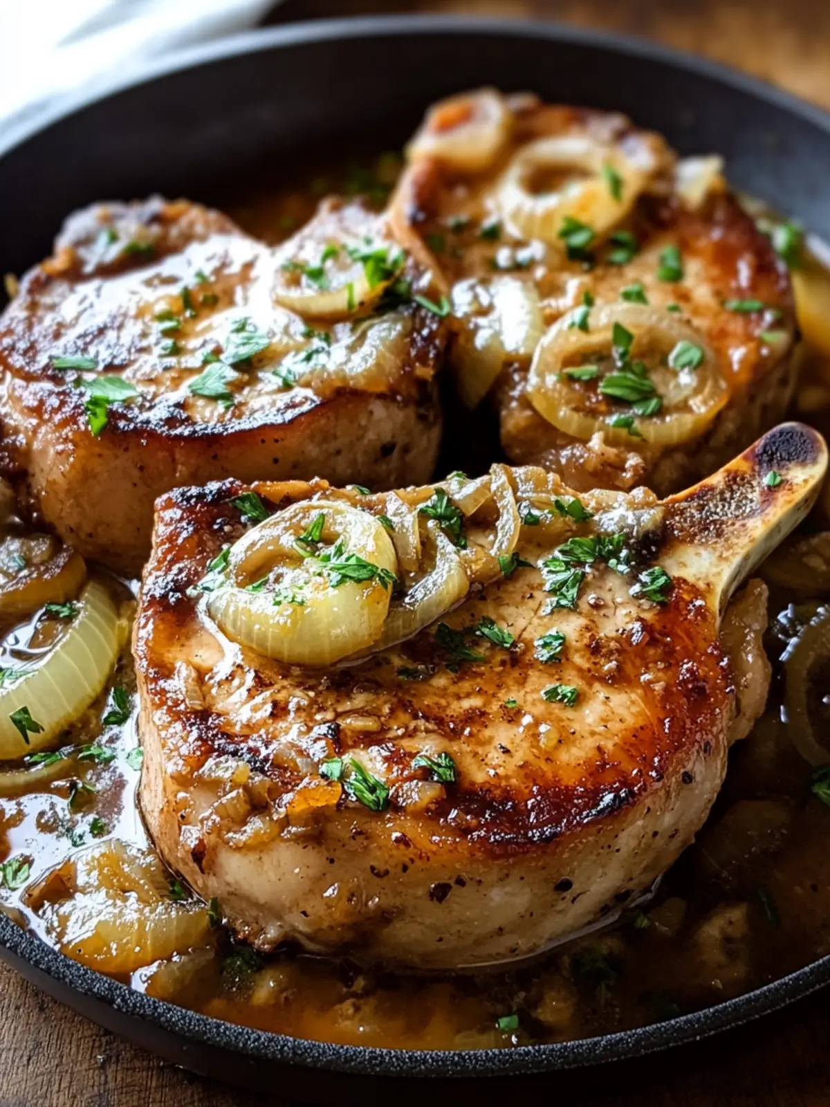 French Onion Pork Chops