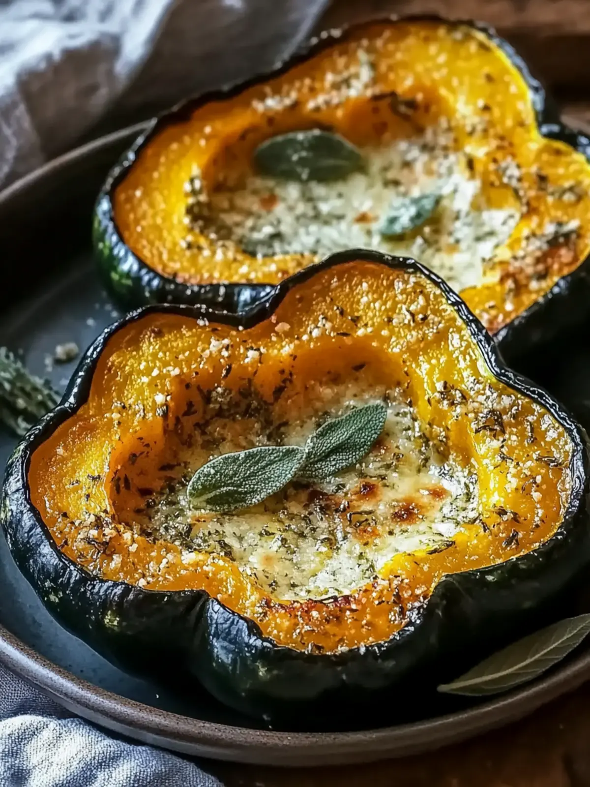 Savor the Season with Parmesan Herb Roasted Acorn Squash 2 Parmesan Herb Roasted Acorn Squash
