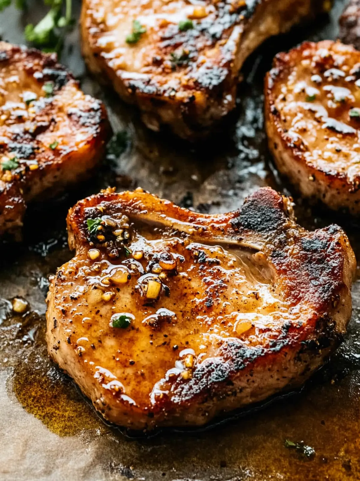 Honey Garlic Pork Chops