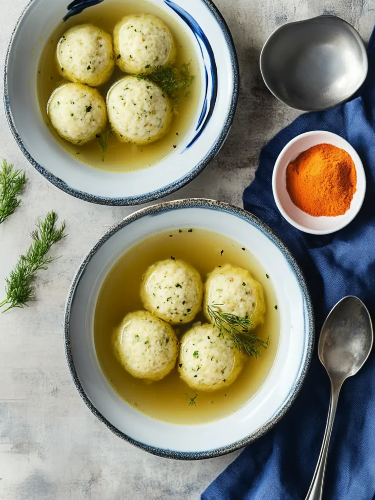 Easy Matzo Ball Soup