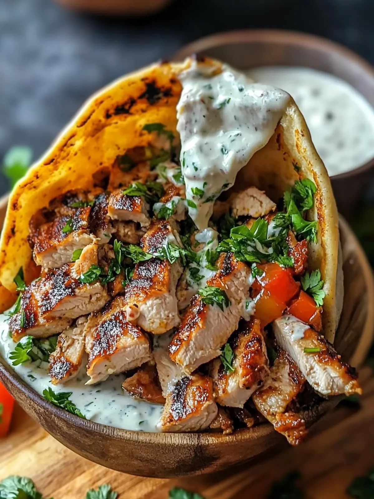 Savory Chicken Shawarma with Garlic Sauce Recipe Made Easy 3 Chicken Shawarma with Garlic Sauce Recipe
