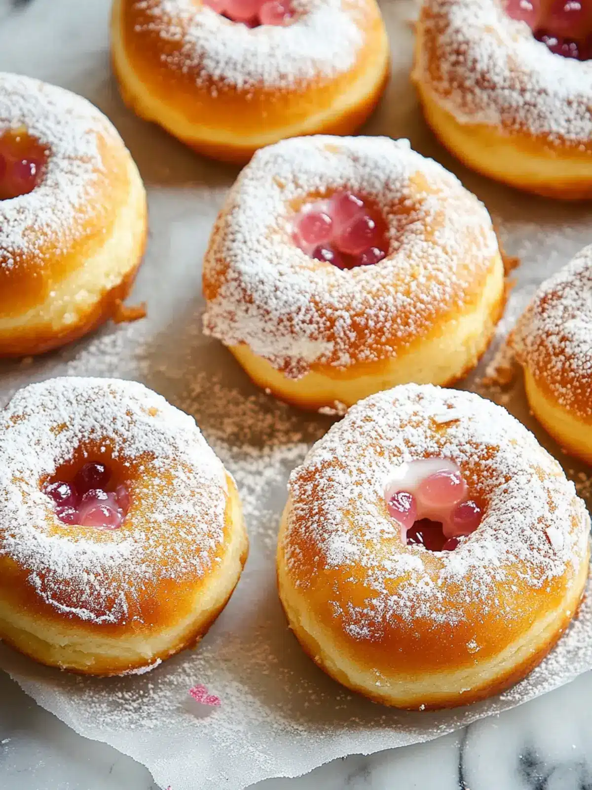 Sweet Hanukkah Jelly Donuts
