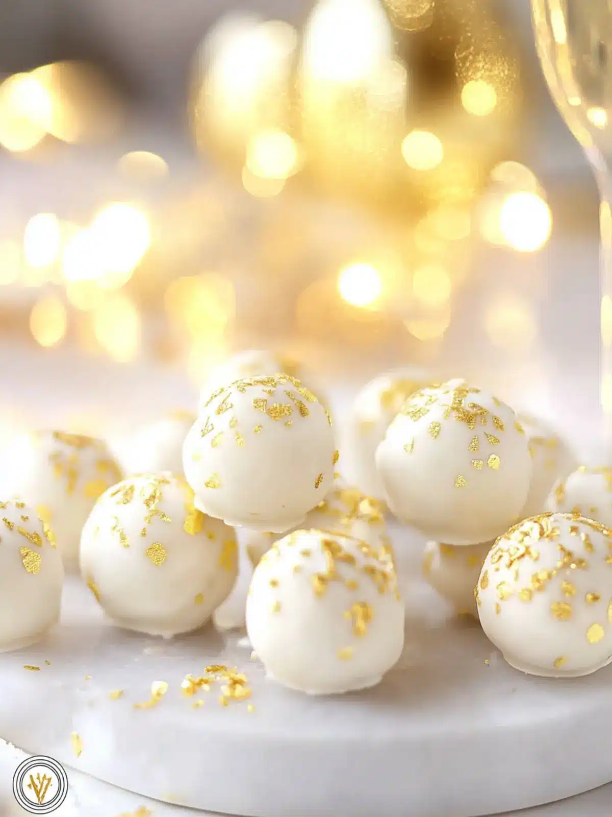Champagne White Chocolate Truffles for Effortless Elegance 4 Champagne White Chocolate Truffles