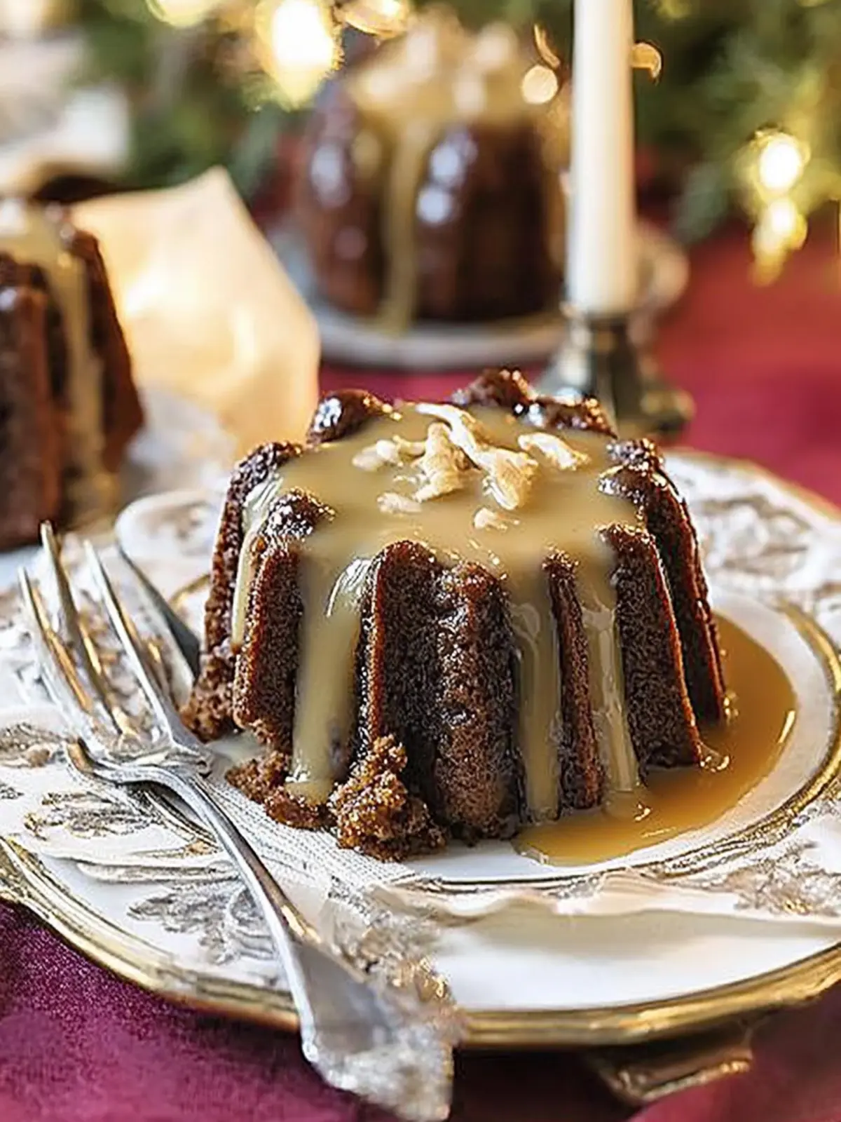 Figgy Pudding with Sticky Toffee Sauce