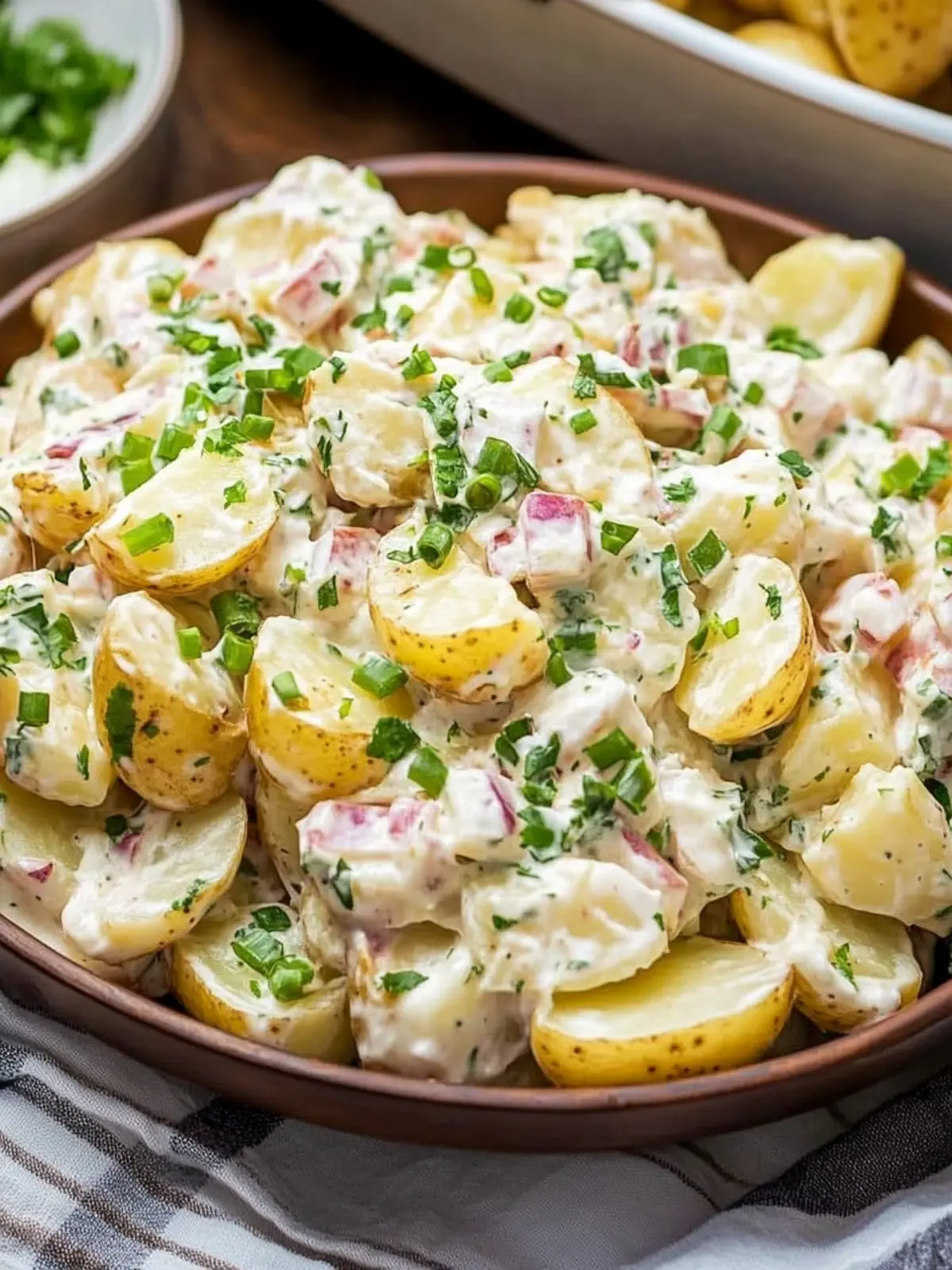 Loaded Potato Salad: Creamy Bliss with a Crunchy Twist 4 Loaded Potato Salad
