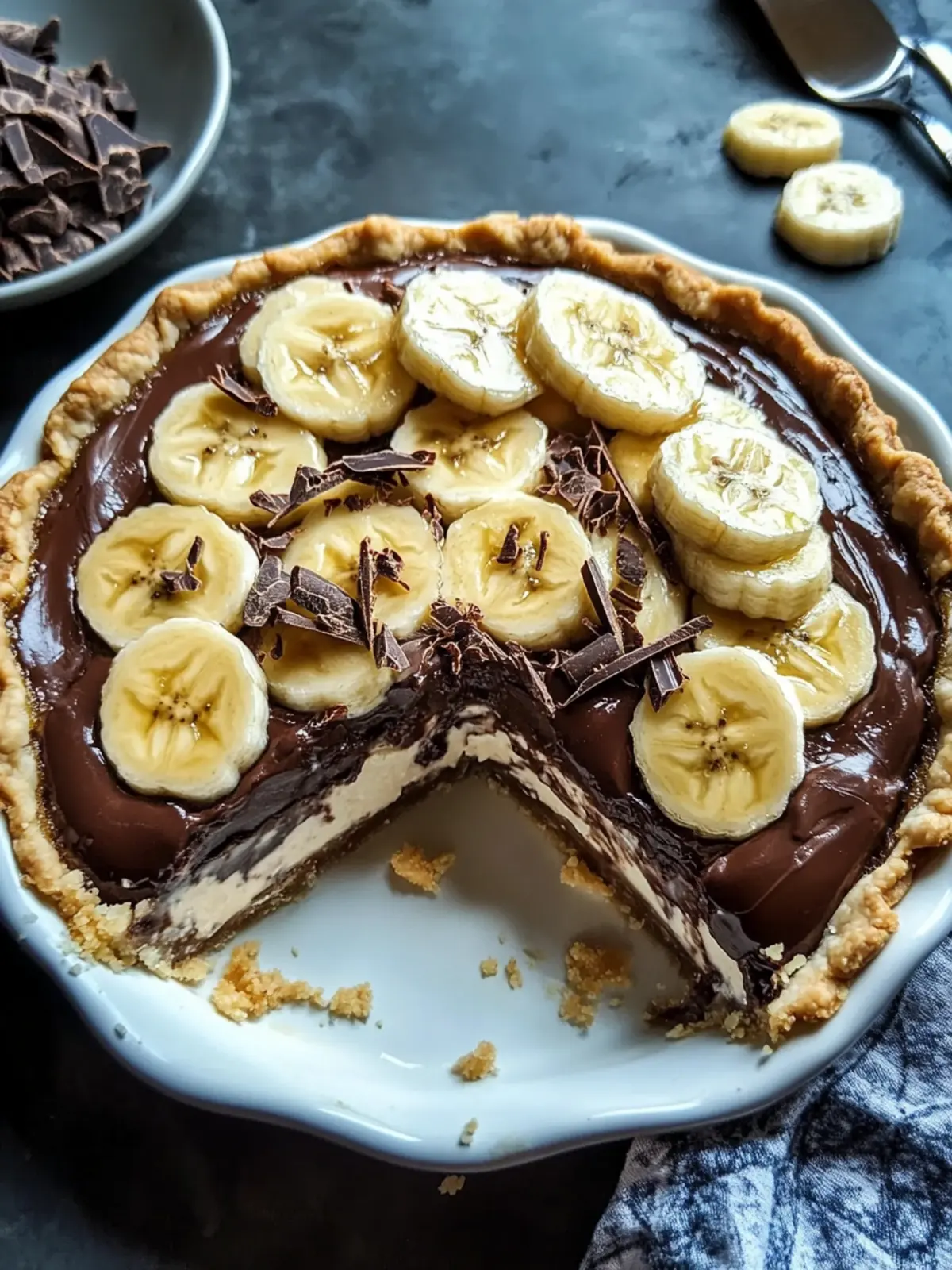Irresistible Chocolate Banana Pie That Will WOW Your Guests 5 Chocolate Banana Pie
