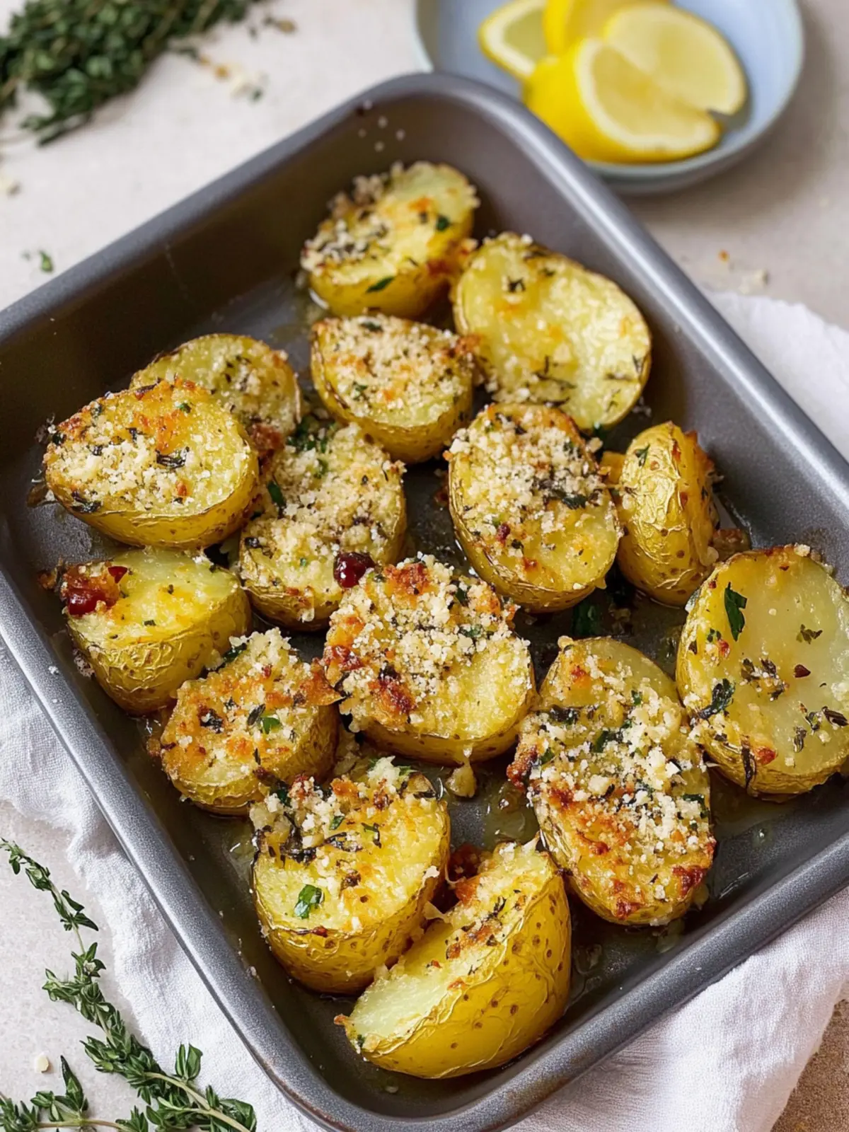 TikTok Parmesan Potatoes