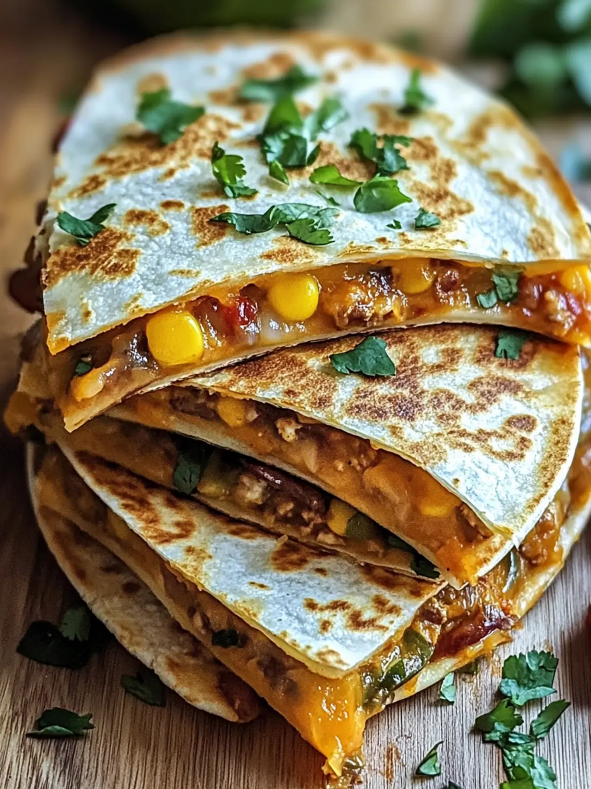 Crispy Hatch Chili Quesadillas
