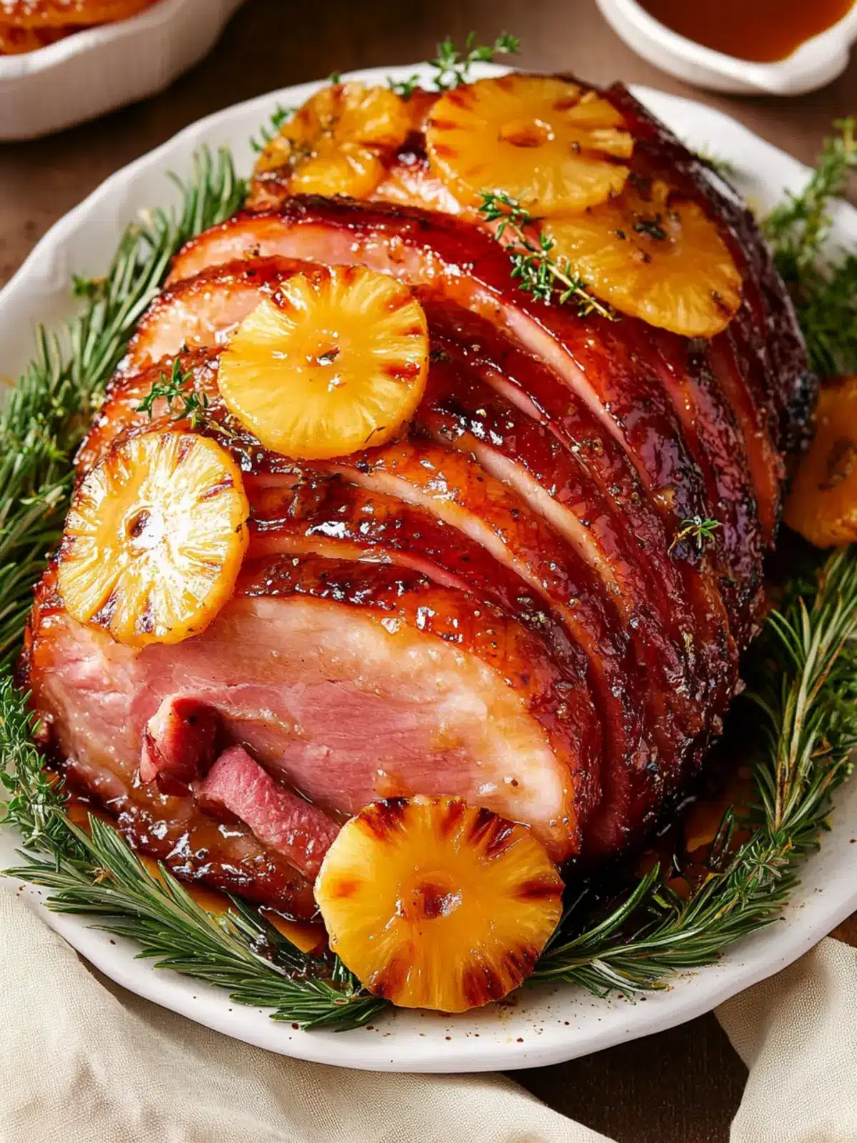 Sticky Pineapple Brown Sugar Glazed Ham for Unforgettable Feasts 2 Sticky Pineapple Brown Sugar Glazed Ham