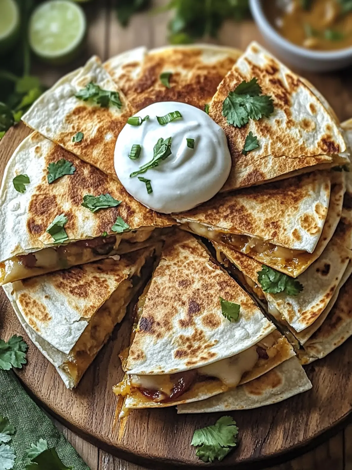 Crispy Hatch Chili Quesadillas