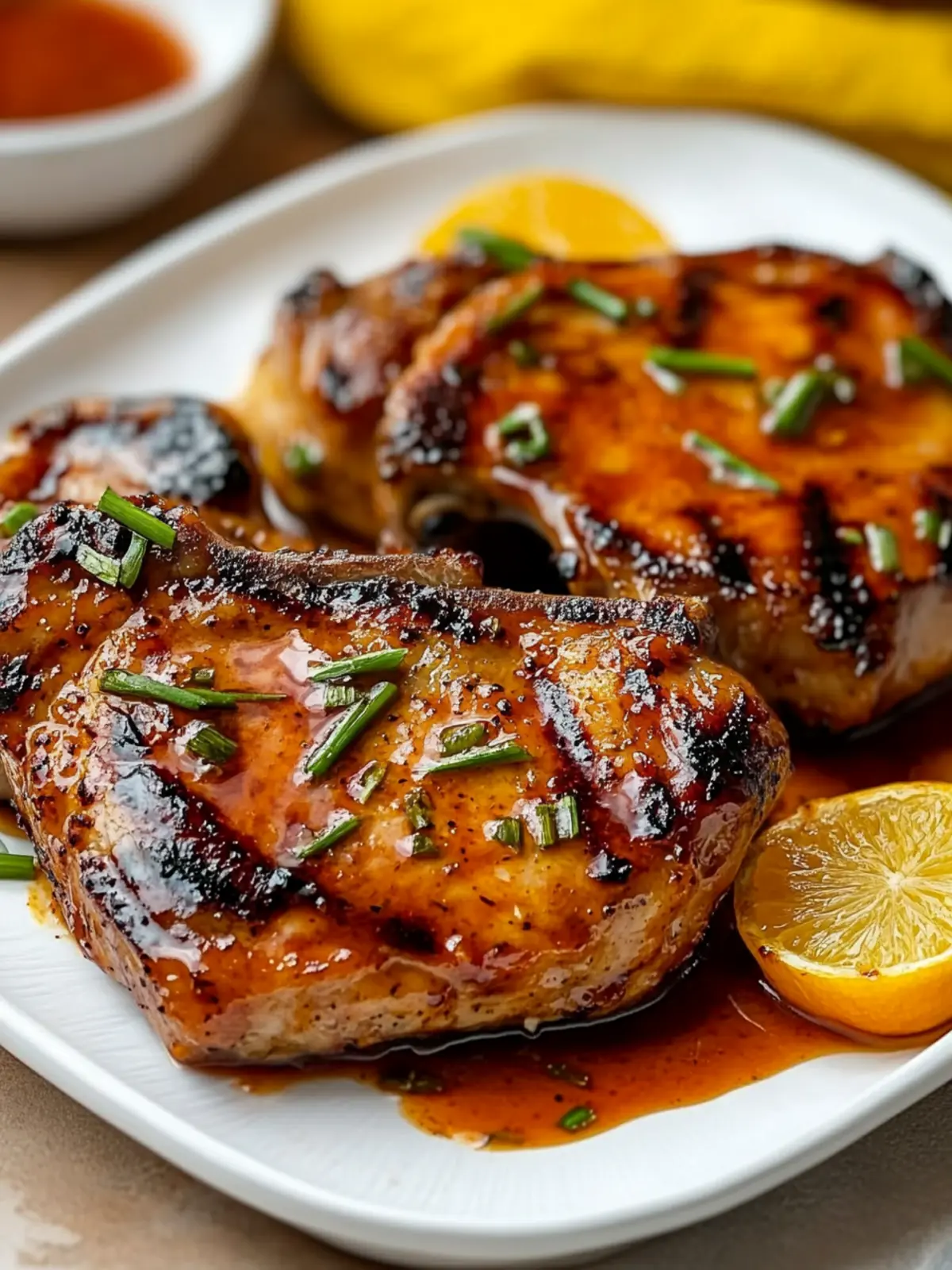 Sweet and Spicy Honey Sriracha Pork Chops You'll Crave 5 Honey Sriracha Pork Chops