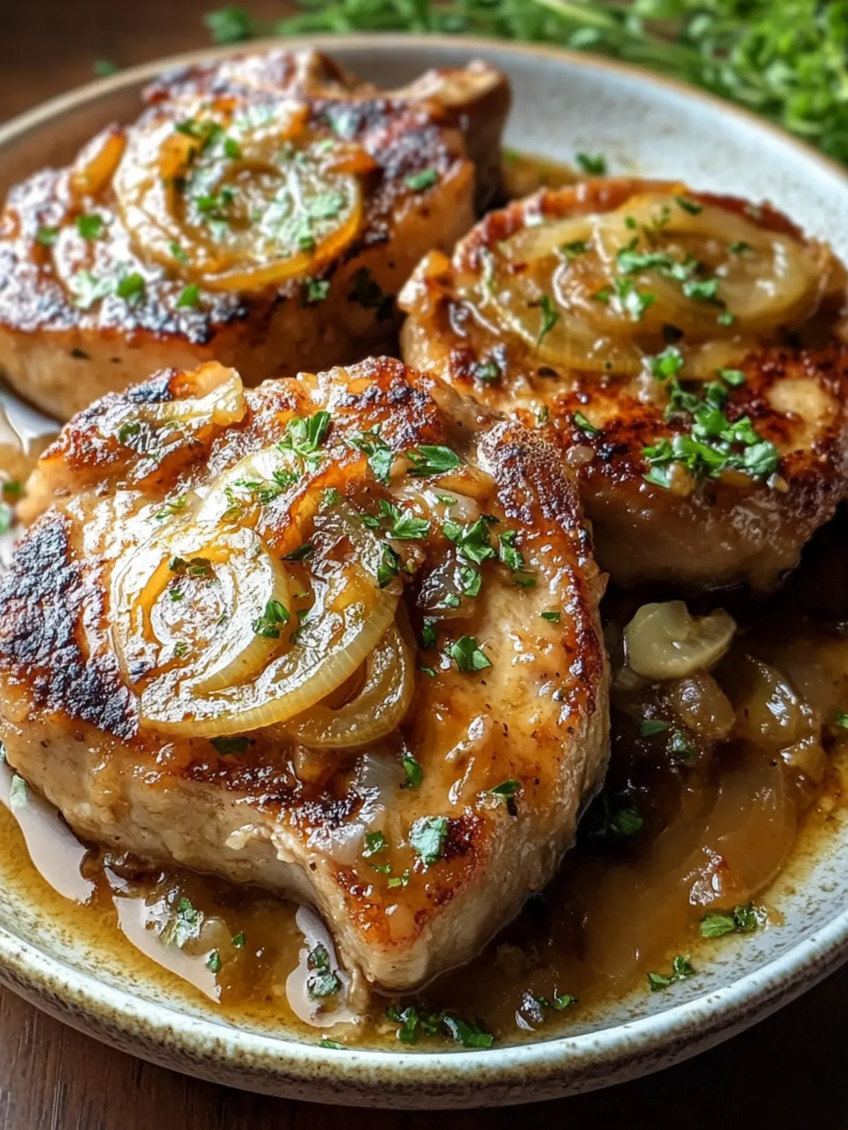 French Onion Pork Chops