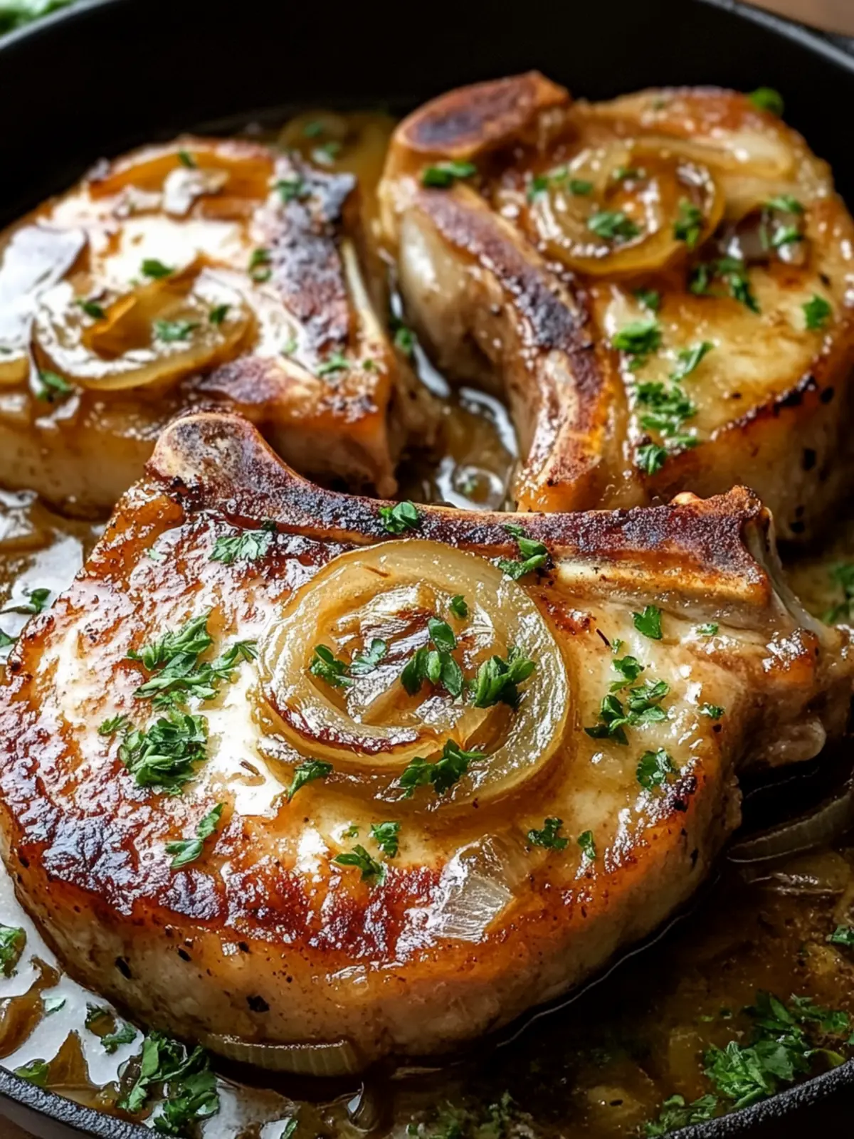 French Onion Pork Chops