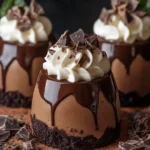 Chocolate Dome Mousse with Ganache