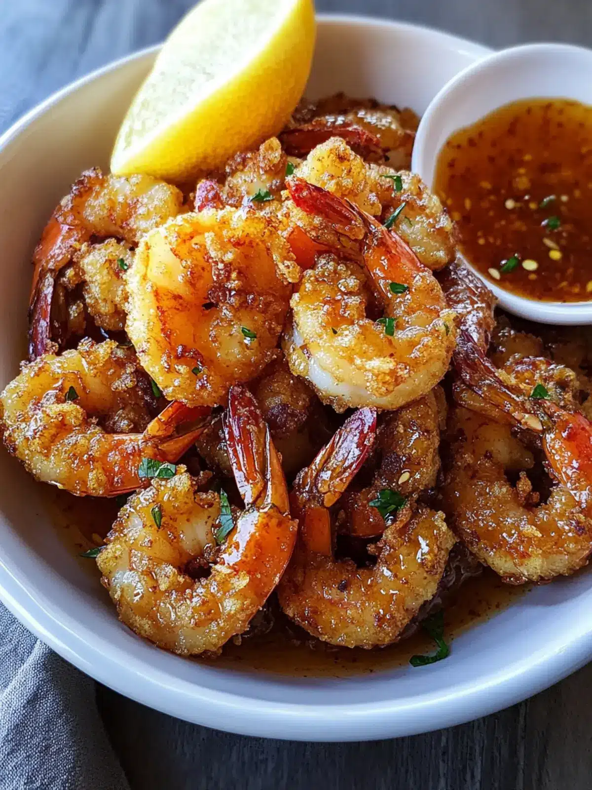 Hot Honey Fried Shrimp