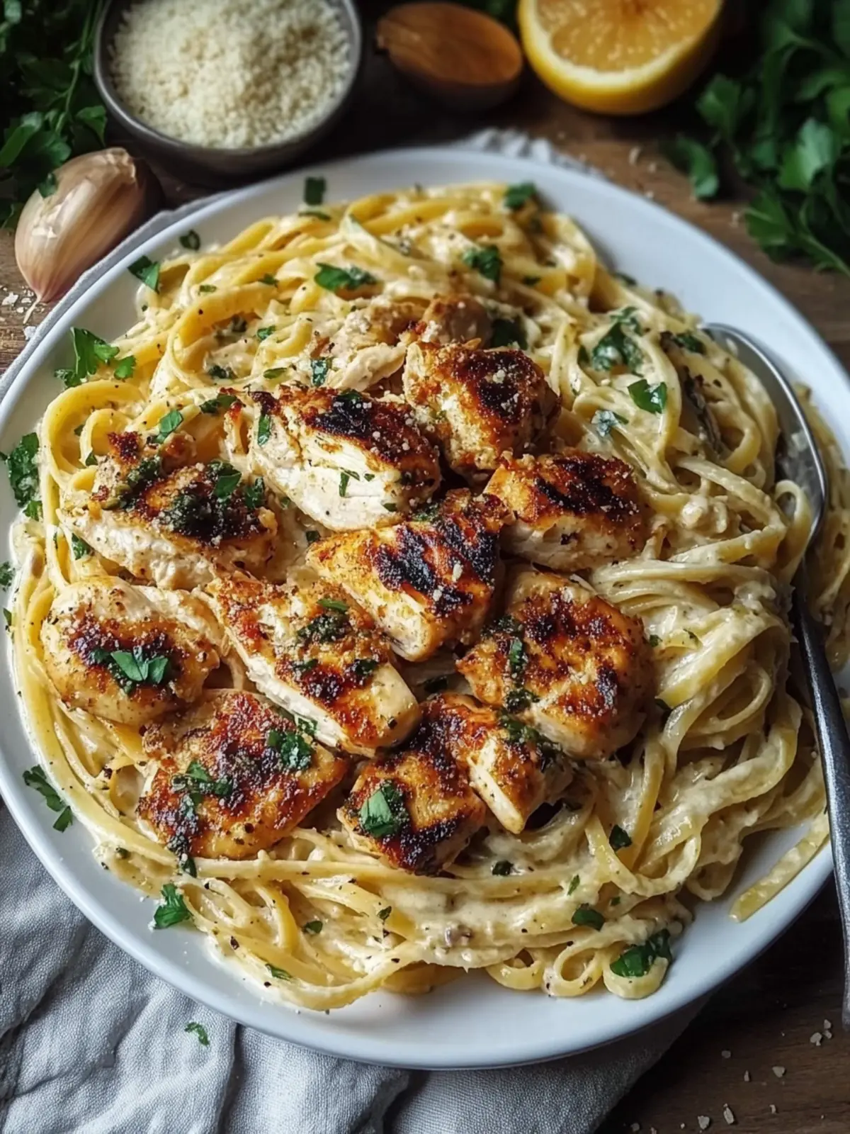 Cajun Chicken and Garlic Parmesan Linguine for Cozy Nights 4 Cajun Chicken and Garlic Parmesan Linguine