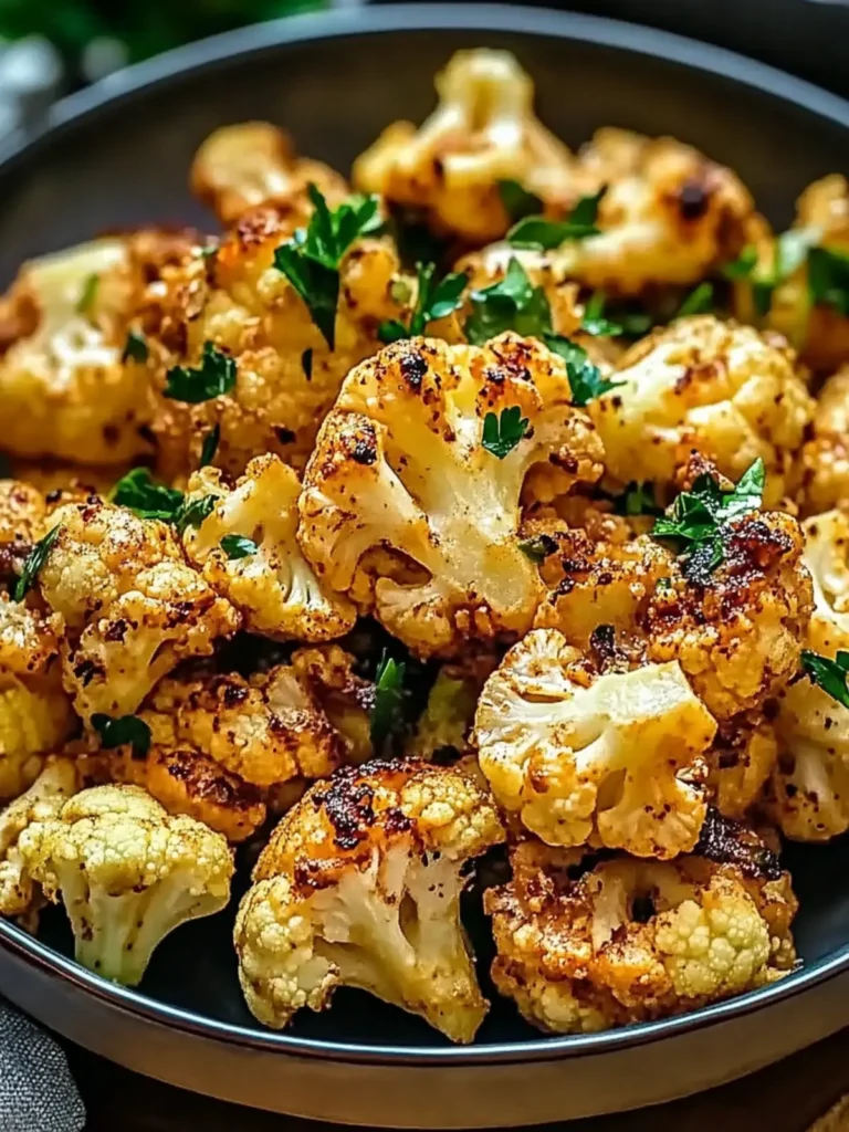 Moroccan Cauliflower with Tahini-Honey