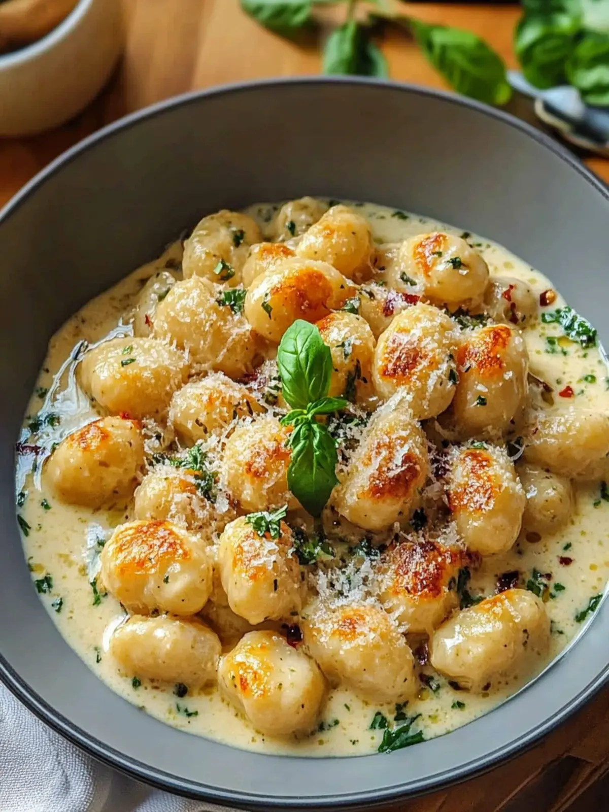 Millionaire Gnocchi Creamy Sauce